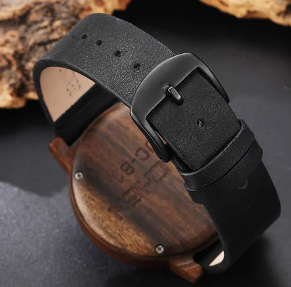 Wooden Compass Sport Quartz Watch
