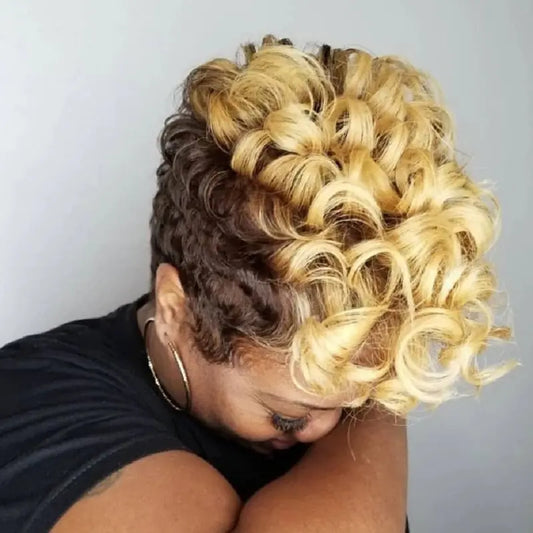 African Women Wig - Chemical Fiber Headgear