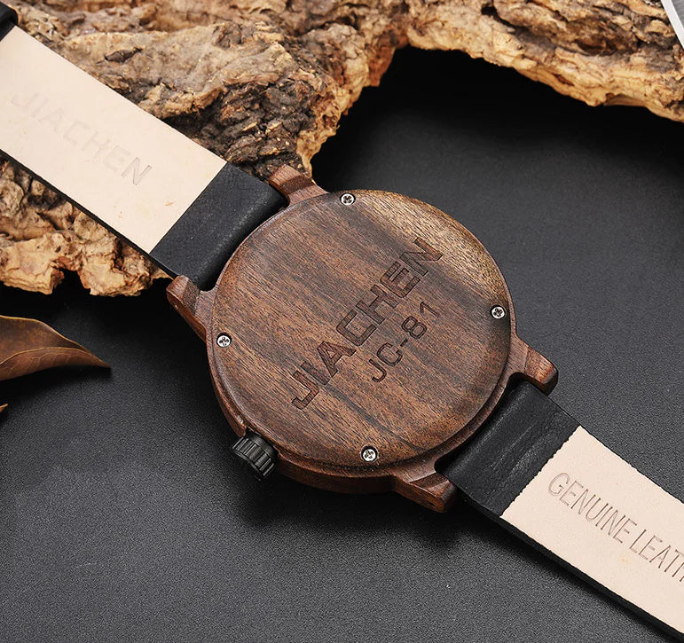 Wooden Compass Sport Quartz Watch