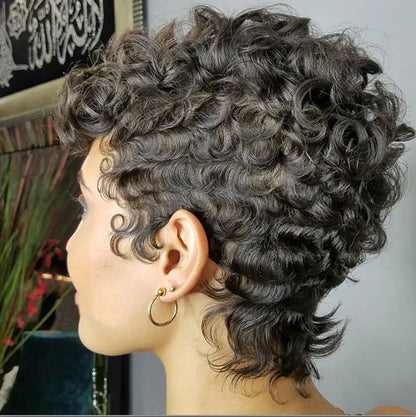 African Women Wig - Chemical Fiber Headgear