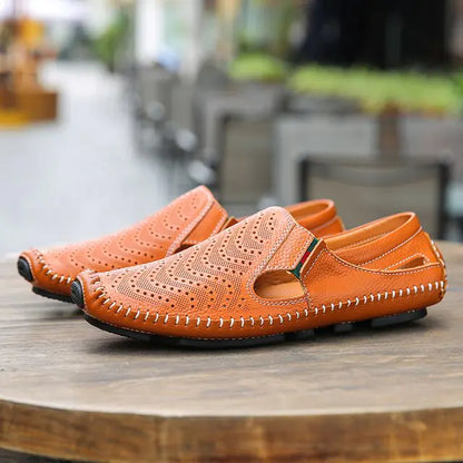 Men's Leather Sandals - Zandalias Hombre Sandale Homme